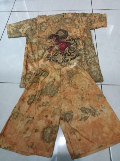 Setelan Kaos Batik Cewek/cowok