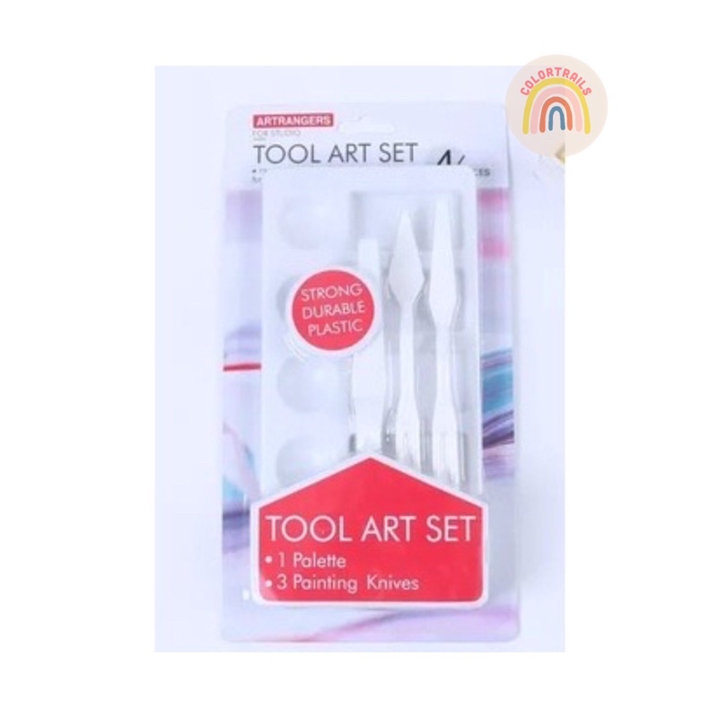 

Art Rangers Tool Art Set 1 Palette + 3 Painting Knife