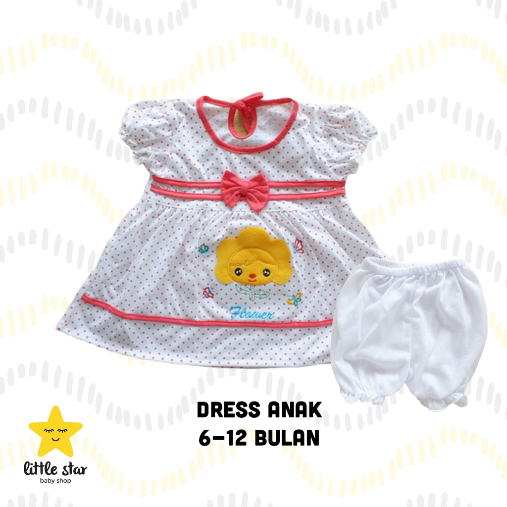 Y Lin Set Dress Bayi Cewek | Dress Baby Girl | Dress Anak Cewe