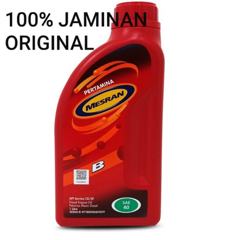 OLI MESRAN B 1L OLI DISEL MESRAN B 1000ML JAMINAN ORIGINAL ASLI