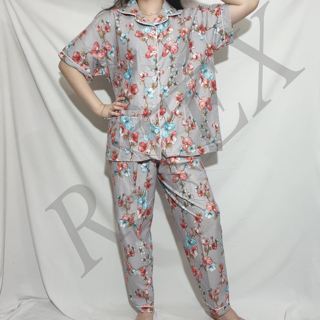 Baju Tidur KATUN JUMBO lembut Cewek Wanita Piyama Baju Tidur KATUN JUMBO lembut Cewek Wanita Piyama