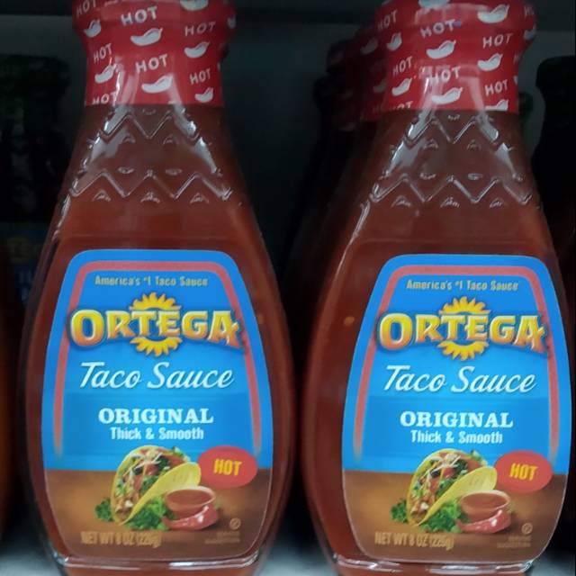 

Ortega taco sauce original thick & smooth hot 226gr