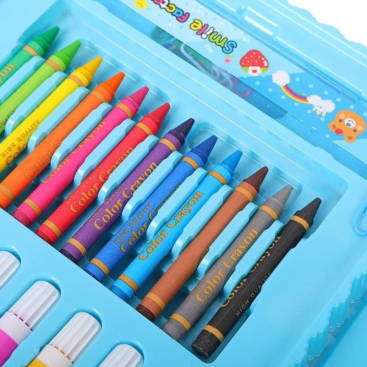 

New! crayon set 68pcs/alat mewarnai anak/atk/alat melukis anak serutan free kuas