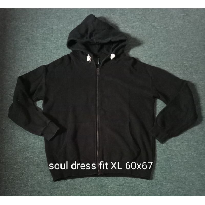jaket Zip Hoodie second original branded soul dress/ Zip Hoodie bekas preloved.        bukan,dickies