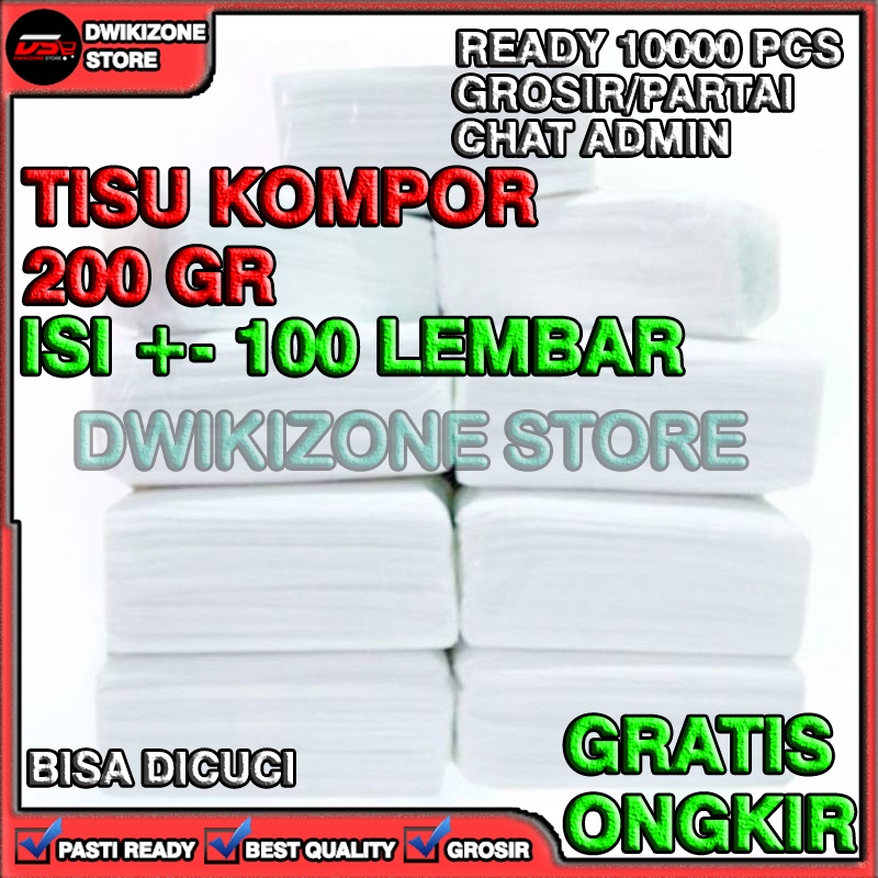 [DZS] TISU TISUE TISSUE KOMPOR 200GR DAPUR MINYAK SERBAGUNA UNIK BISA DICUCI AJAIB