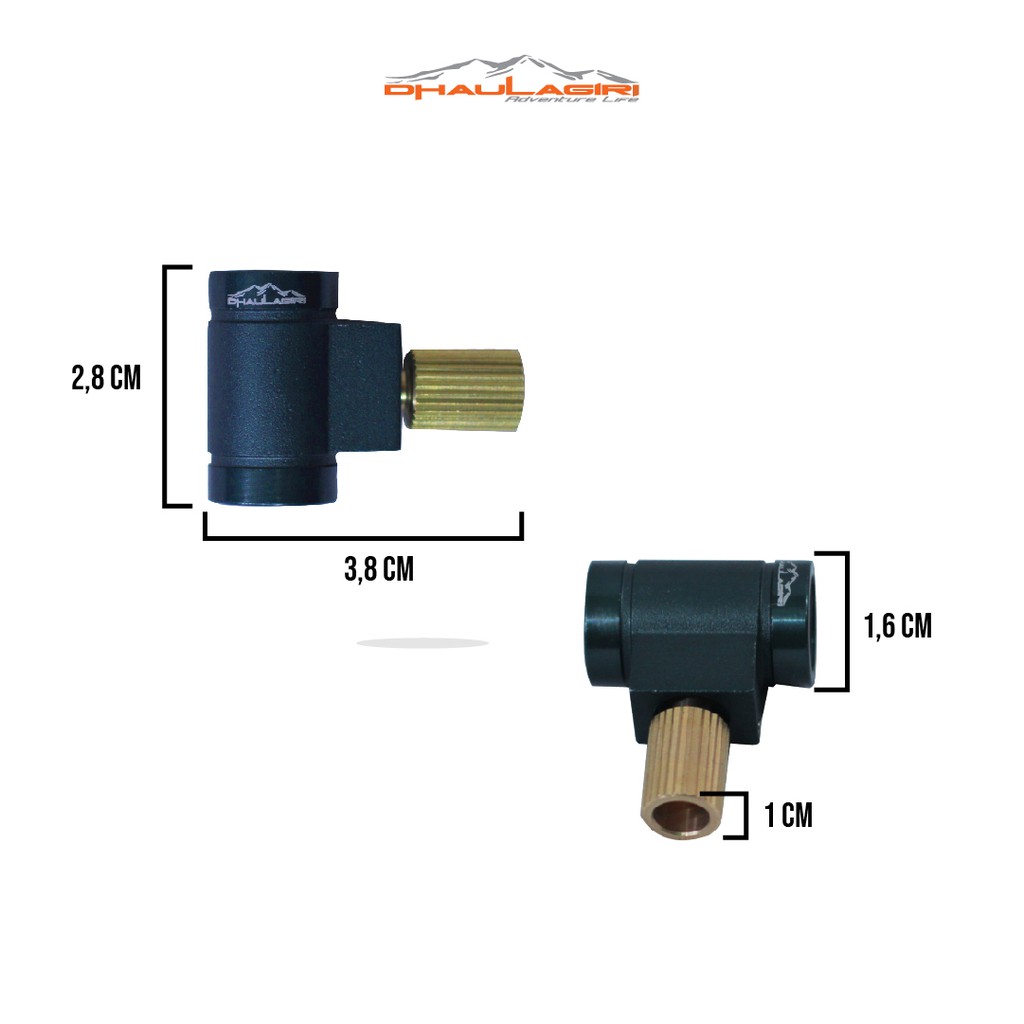 Konektor Gas Dhaulagiri Alat Refill Gas Connector