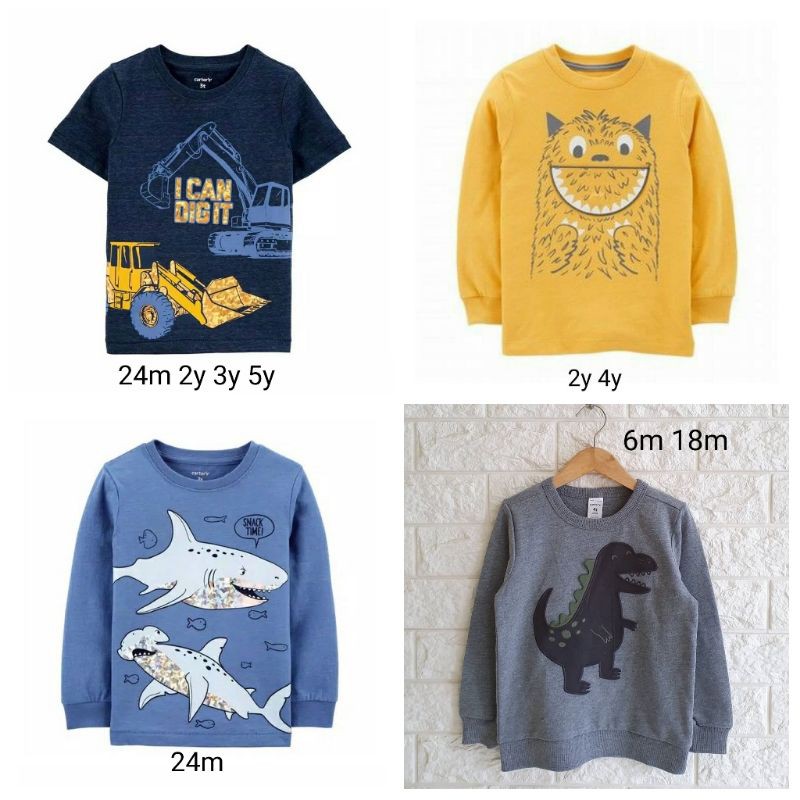 KAOS CARTERS ANAK LAKI LAKI