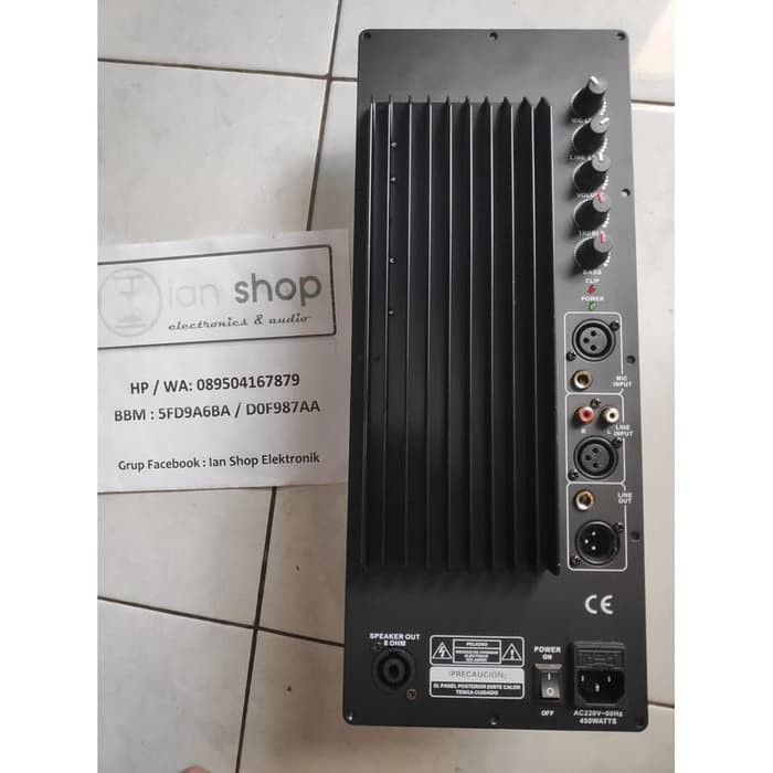 Kit Power Speaker Aktif Monitor Floor Polos 700 Watt 38x16 cm Original Travo Toroid