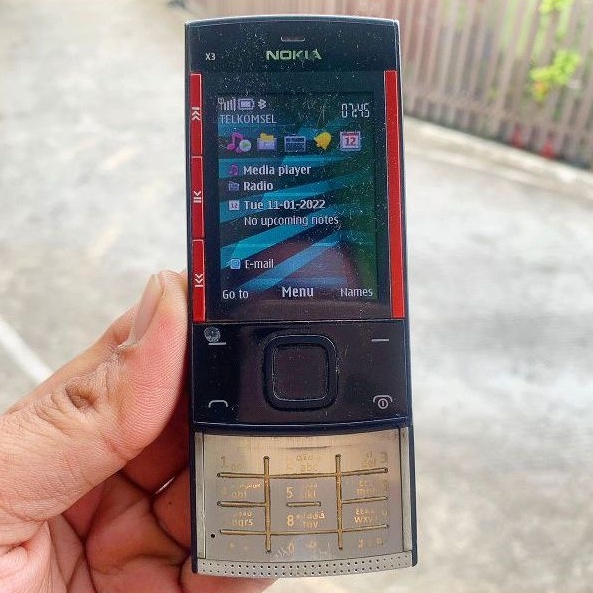 NOKIA X3 XPRESS MUSIK HP JADUL SECOND ORIGINAL X3-00 SLIDE KLASIK KAMERA HANDPHONE