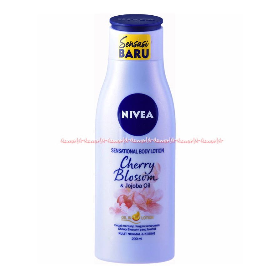 Nivea Cherry Blossom 200ml Ungu Purple Body Lotion Nivea Body Oil Lotion Senses Cherry Blossom