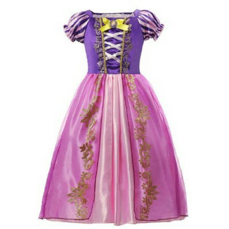 DRESS COSTUME CARNAVAL PARTY PRINCESS PUTRI RAPUNZEL