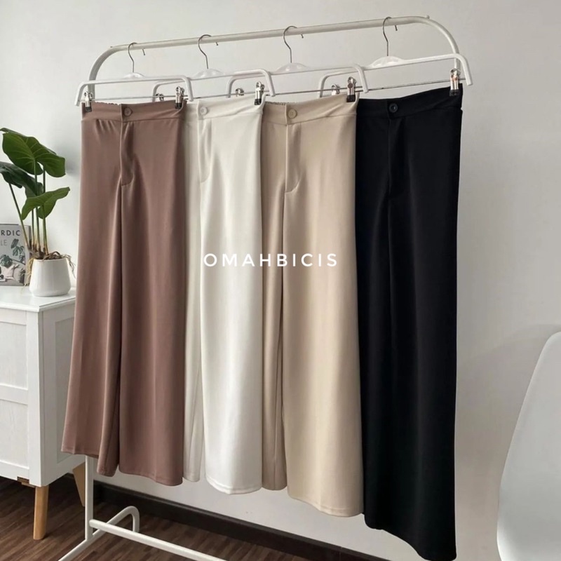 Basic cullote / kulot highwaist/ kulot scuba import