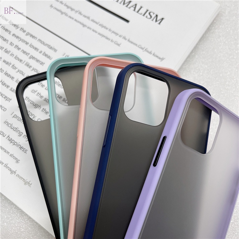 Hard Case Bahan Akrilik Frosted Anti Sidik Jari Untuk IPhone 14 Pro Max 14max 11 12