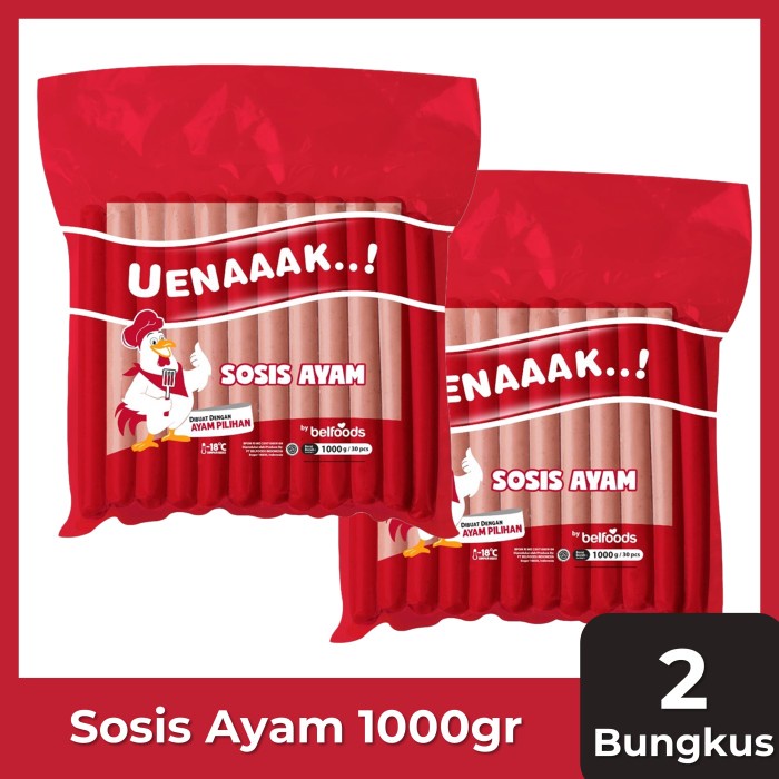 

Sosis ayam belfoods chicken sausage uenaak