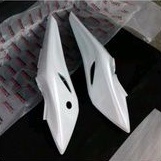 cover body belakang ninja rr new warna putih original