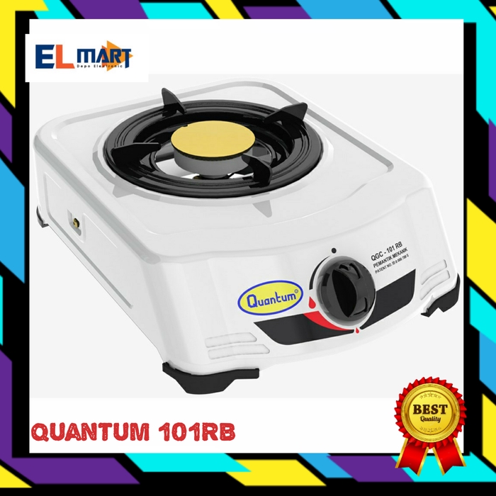 Kompor gas 1 tungku QUANTUM 101RB burner kuningan 101 RB