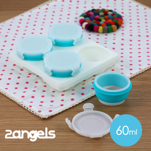 2angels silicone baby food storage cups