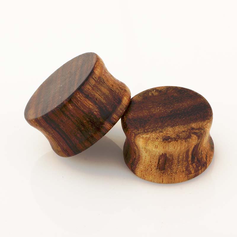 2 Piece Wood Earrings Expendar Ear Plug Double Flare 6-20mm