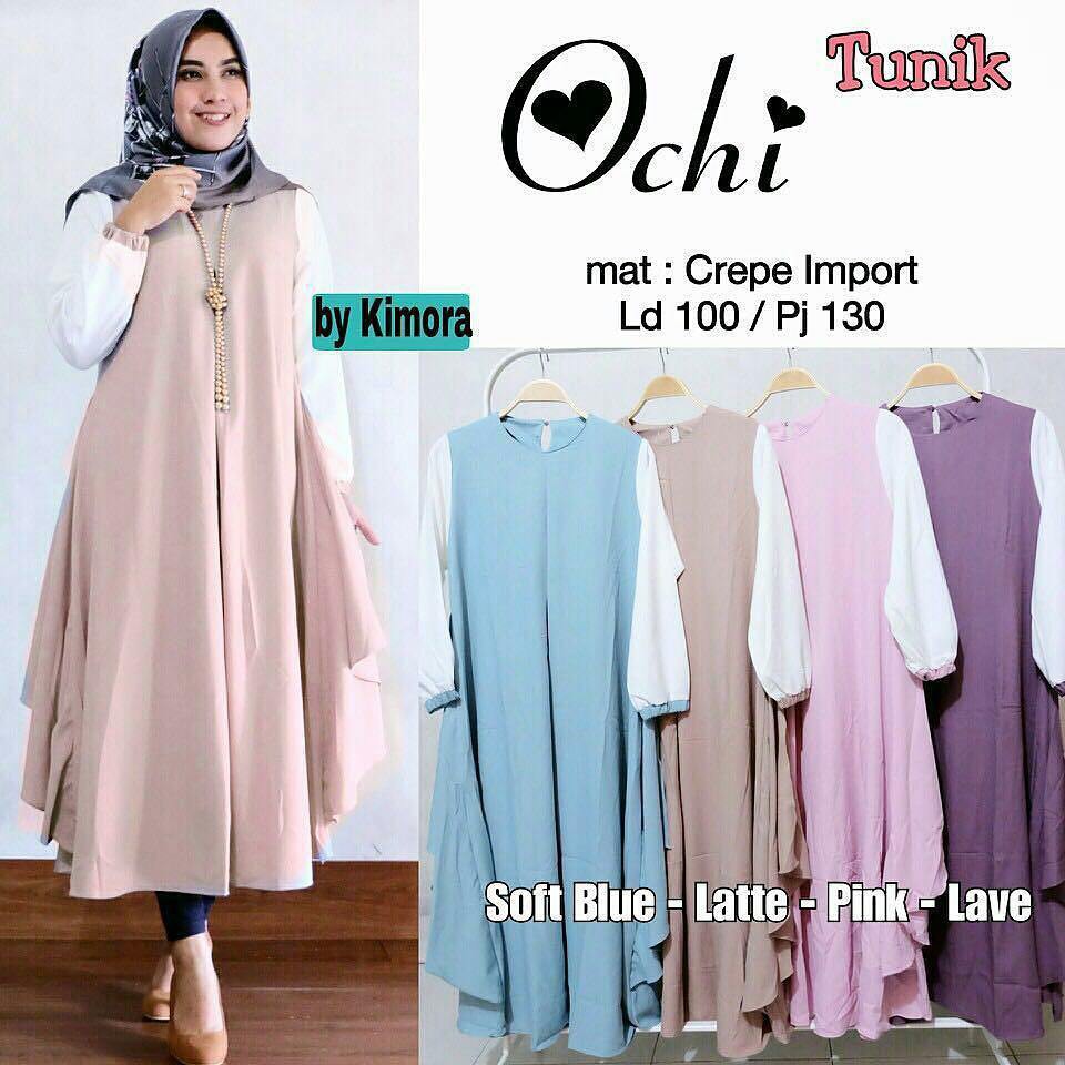 RESTOCK  TUNIK WANITA | OCHI TUNIK | FASHION MUSLIM | TUNIK MUSLIM | PAKAIAN WANITA | MUSLIM WANITA