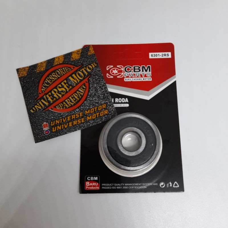 BEARING RODA 6301-2RS  LAHER RODA DEPAN ATAU BELAKANG