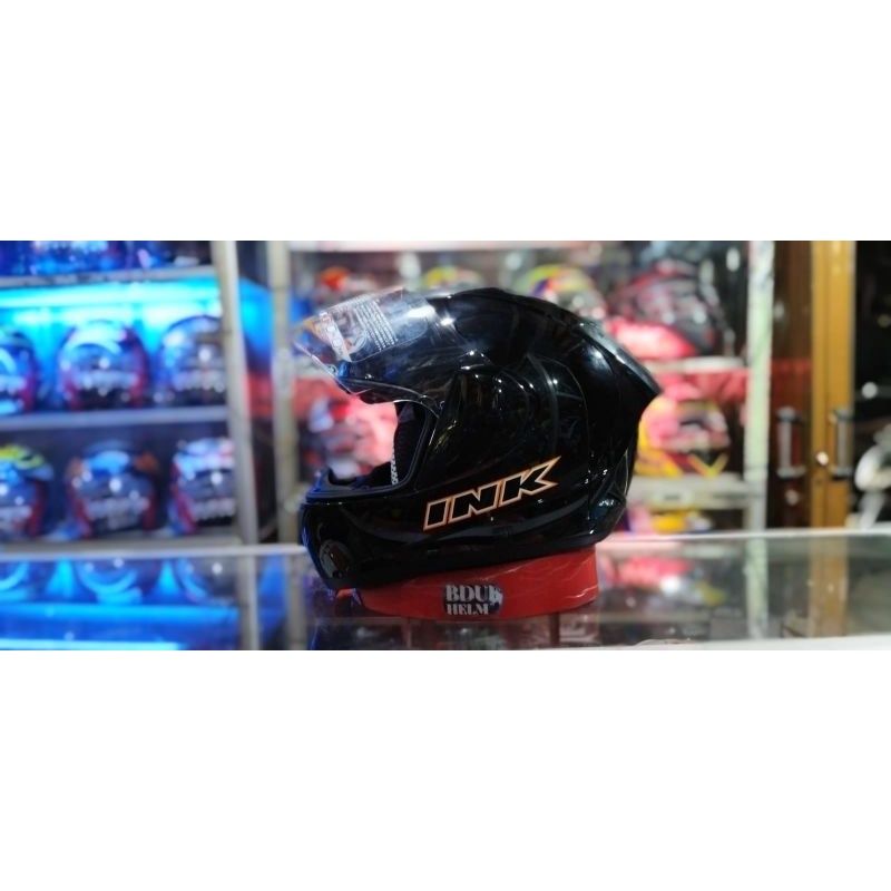 HELM INK CL-MAX SERI #7 BLACK/RED DOFF ORIGINAL 100% REAL PICT-7