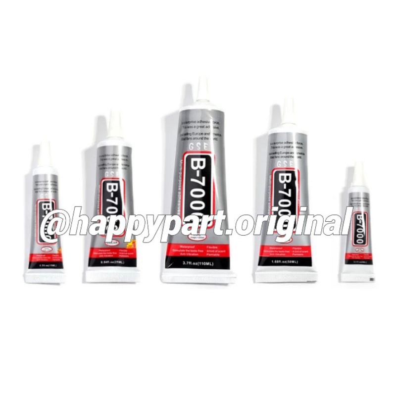 

Lem Perekat LCD Bingkai Layar Kaca B7000 B-7000 3 ML / 15 ML / 25 ML / 50 ML