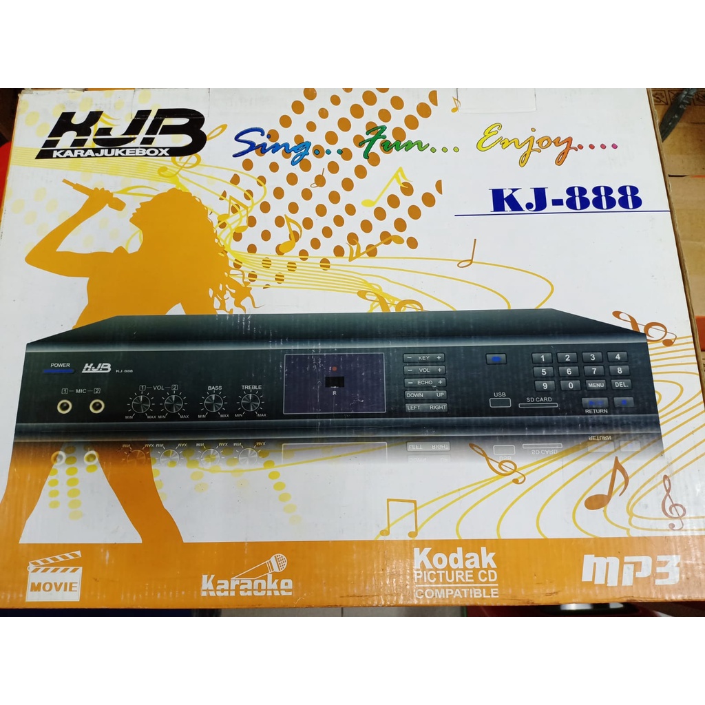 dvd player karaoke KJB KJ 888