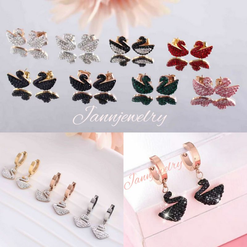 jannjewelry Anting Titanium Fashion Korea Anti Karat&amp;Alergi