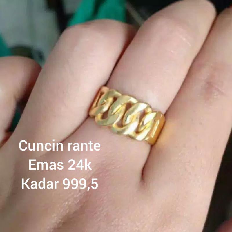 Cincin Emas Asli 24k Kadar 999 98 Indonesia