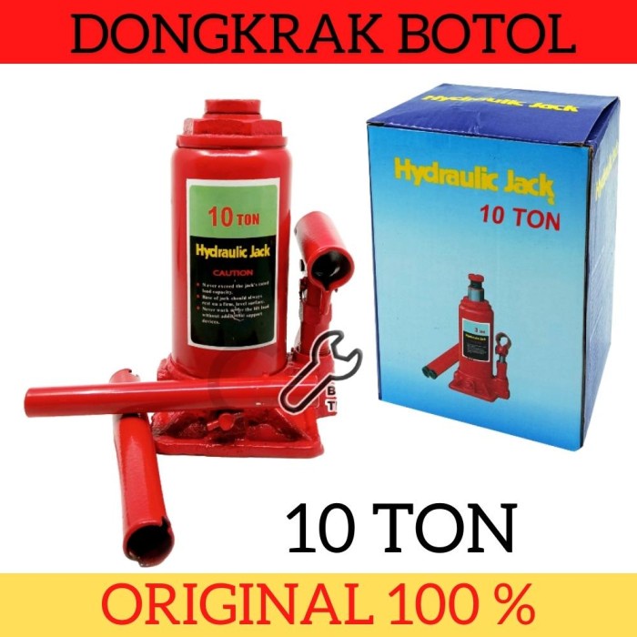 Dongkrak Mobil Kapasitas Maksimum Beban 10 Ton Model Botol 10T