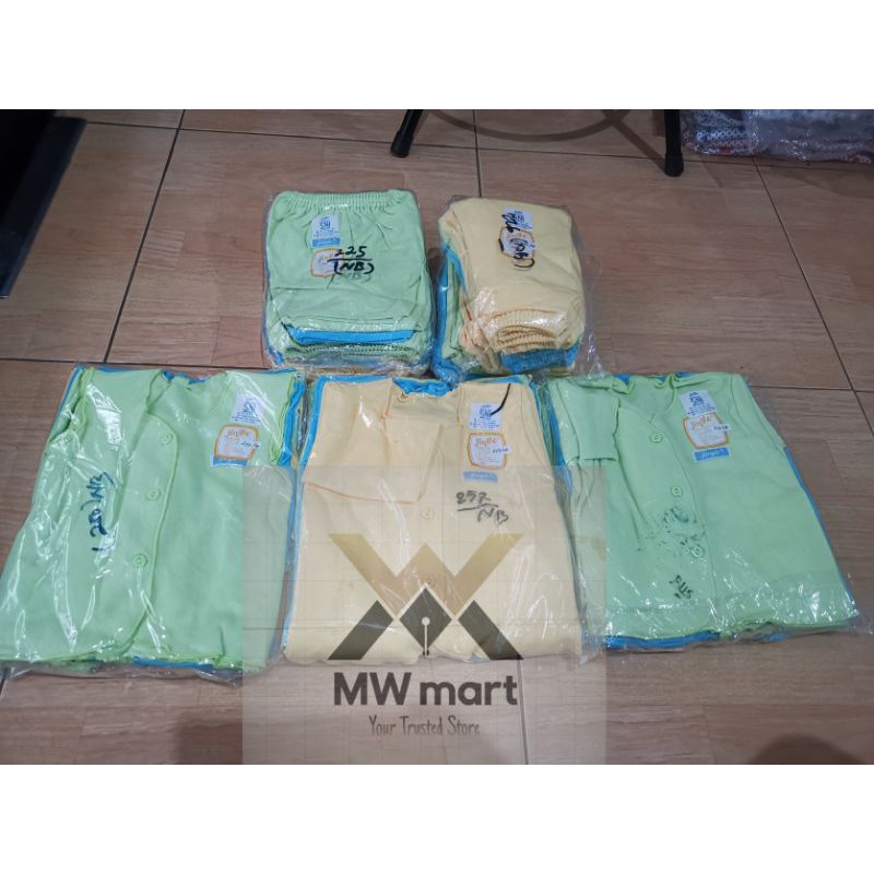 Paket 15pcs Baju dan celana bayi Newborn jingle warna murah