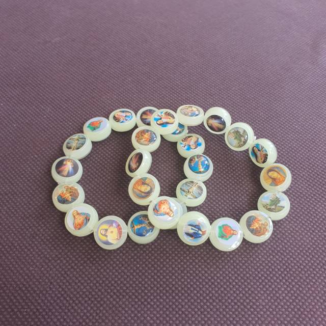 Gelang Bunda Maria Yesus Keluarga Kudus Fosfor