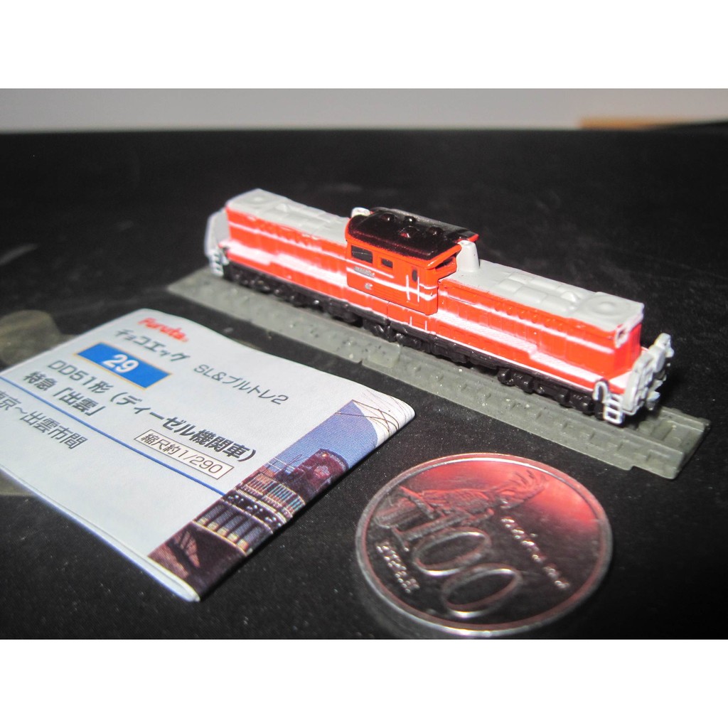 Locomotive Micro Train Miniatur Kereta Furuta DD51 Original Japan No 29 Diecast Kereta