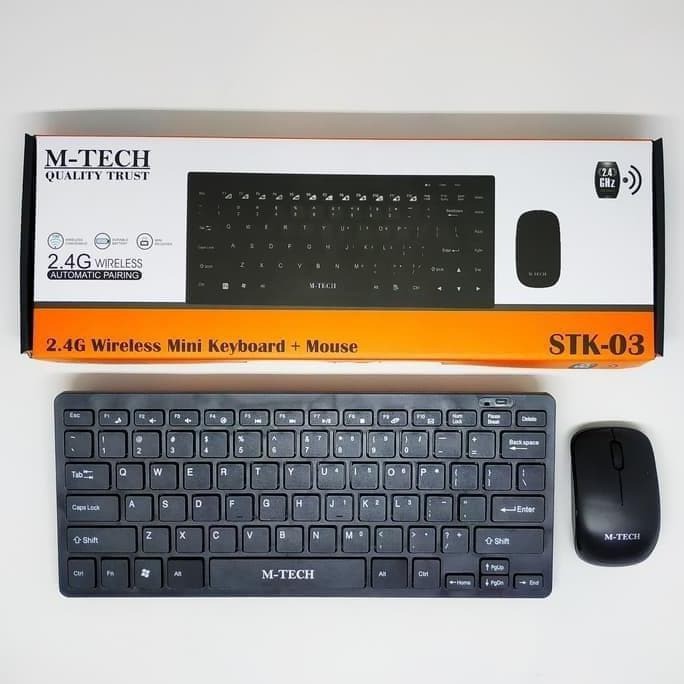 Keyboard Wireless Mouse Wireless Mini M-Tech STK-03 M-Tech STK03