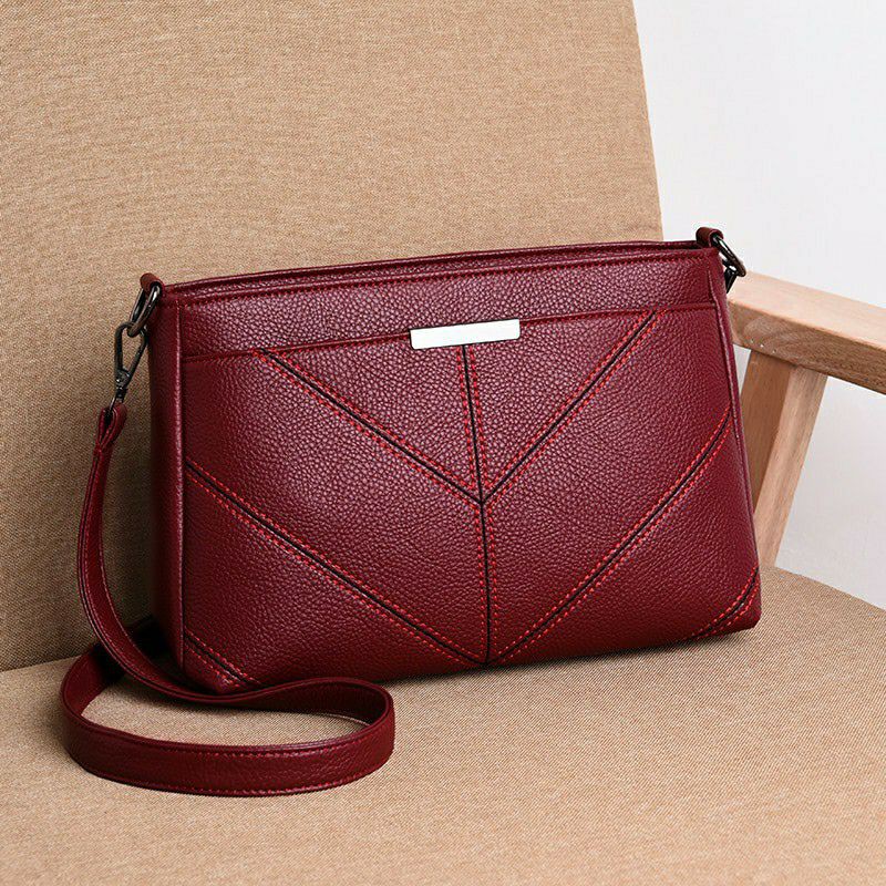 Hot Sale Fashion Tas Selempang Kulit Wanita Simple Elegant Korean