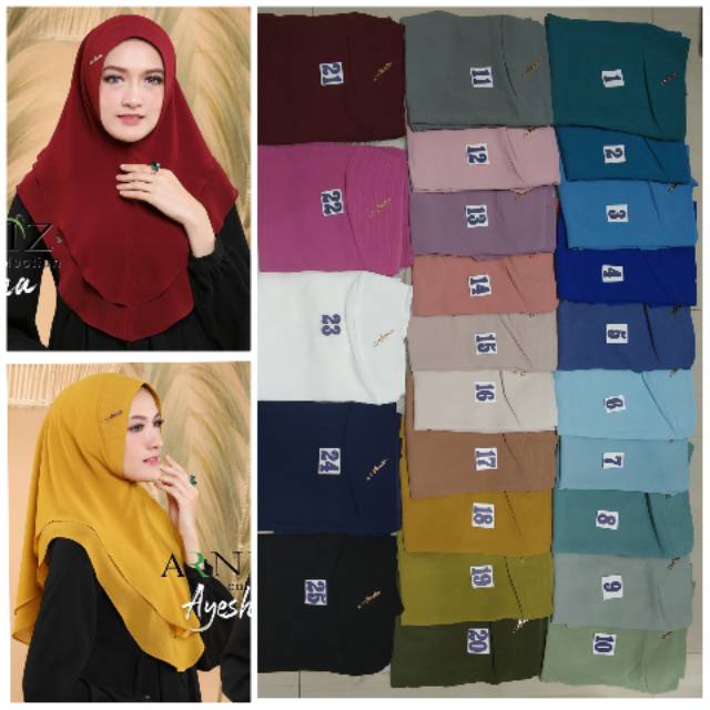 Khimar Ayesha by Arniz ( variasi no 21 s/d 25 )
