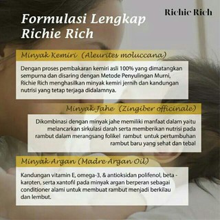  RICHIE  RICH  SERUM Vitamin  Penumbuh Penyubur Rambut  Bayi 