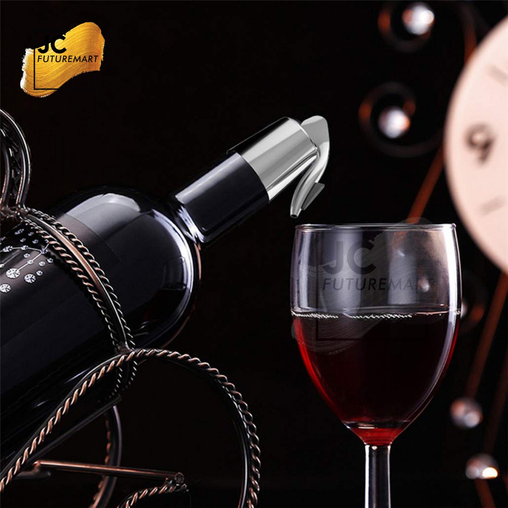 TUTUP BOTOL WINE | VACUUM WINE BOTTLE STOPPER STAINLESS STEEL