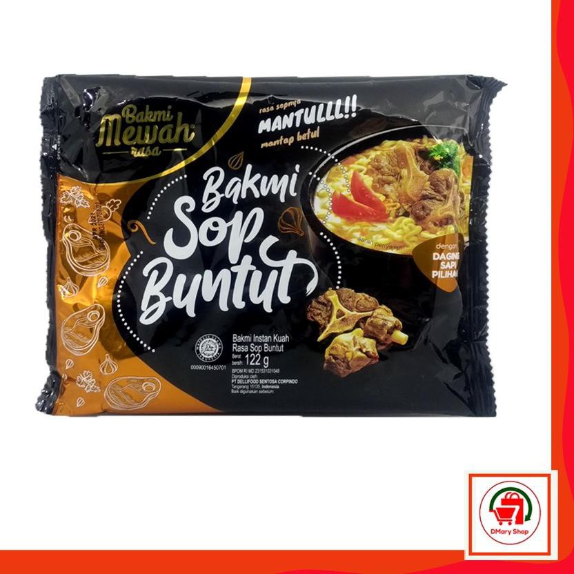 

BUKAN KALENG KALENG!!!! Bakmi Mewah Kuah Instan Rasa Sop Buntut 122Gram