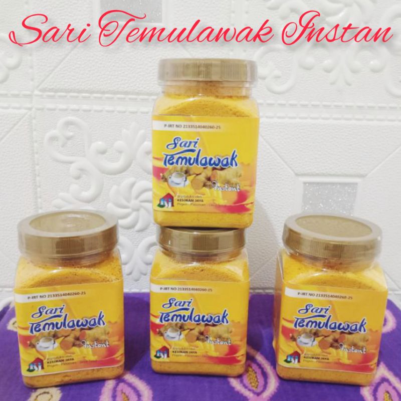 

Temulawak Bubuk Original 250 gram (sudah ada gula)