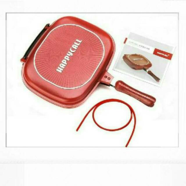 ASLI HAPPY CALL  DOUBLE PAN JUMBO 32CM/PANGGANGAN BOLAK-BALIK JUMBO ASLI 32CM