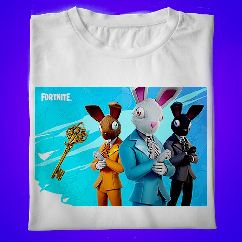 50 KAOS ANAK & DEWASA Fortnite Dutch Rabbit Skin