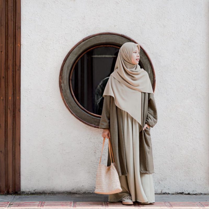 Outer Waffle Hijab Alila/Outer Premium/Outer/Cartigan