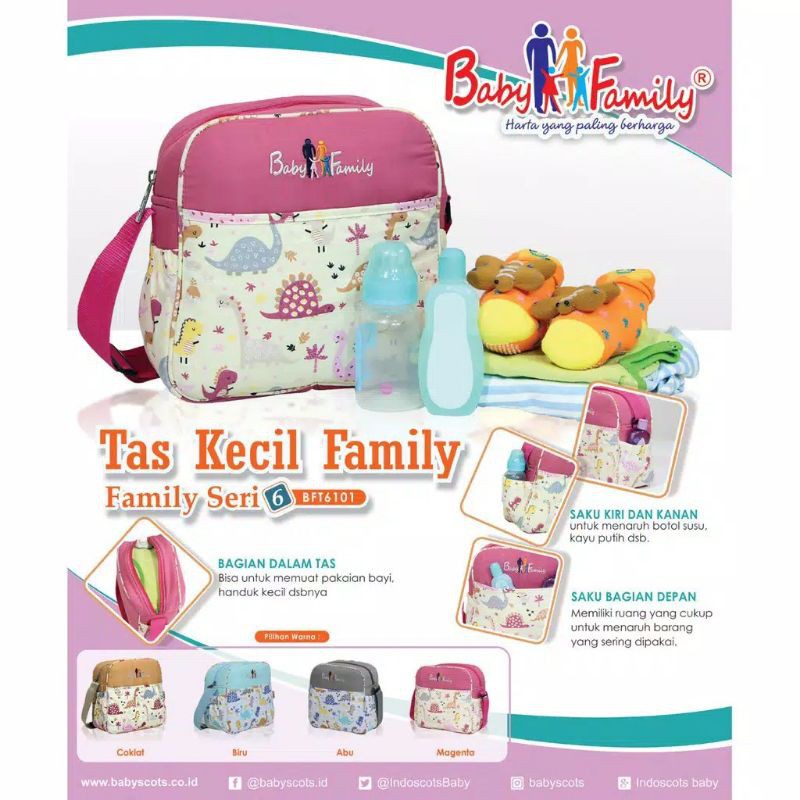 Tas kecil Baby Family 6 - Baby Family BFT6101