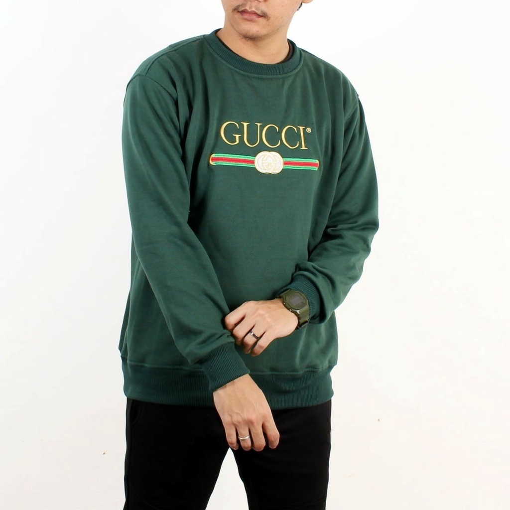 BEST SELLER-SWEATER CREWNECK GUCCI LOGO BORDIR PRIA DAN WANITA // SWEATER CREWNECK GUCCI WANITA ATAU PRIA BAHAN FLEECE IMPORT LEMBUT TEBAL // HOODIE GUCCI FASHION PRIA WANITA KEKINIAN / SWEATER GUCCI HIGH QUALITY PREMIUM MURAH