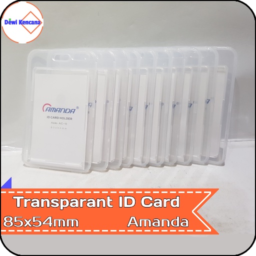 

Transparent ID Card Holder Portrait Amanda