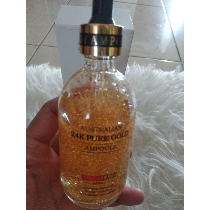 australian 24k pure gold ampoule thera lady ( preloved )