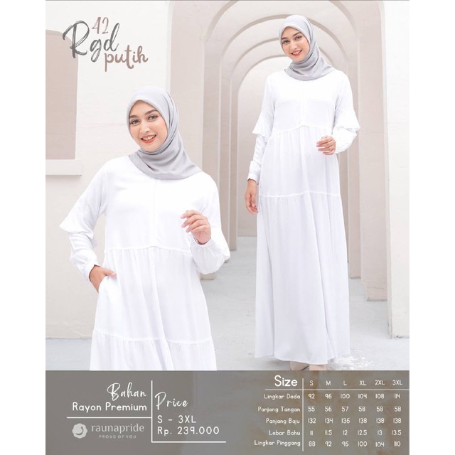 Rauna Gamis Rayon / GD-42 / Fashion Muslim