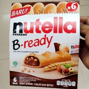 

Nutella Ferrero B-ready cemilan 132gr (6's x 22gr)