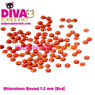 DEKORASI SLIME / NAIL ART RHINESTONE ROUND 1.5 MM